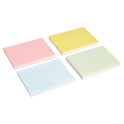 Index Cards A6 Ruled Assorted Neon Colours (Pack of 200)