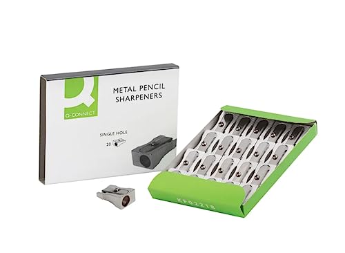 Q-Connect Metal Pencil Sharpener (Pack of 20)