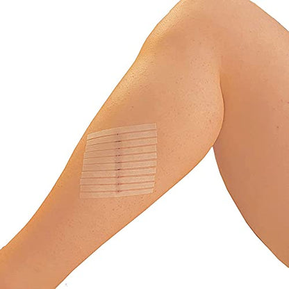 Cutiderm Sterile Skin Wound Closure Suture Strips, 4 Sizes - 150 Strips