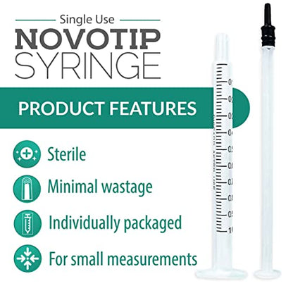 Novotip Syringe 1ml Box of 100