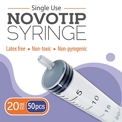 Novotip Syringe 20ml Box of 50