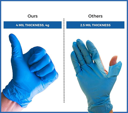 Surgicals Powder Free Nitrile Gloves