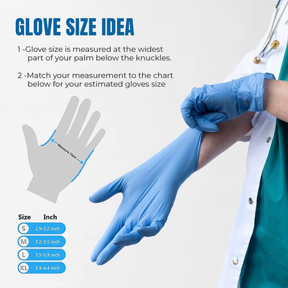 Surgicals Powder Free Nitrile Gloves